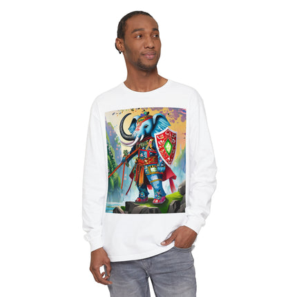 Cyberpunk Elephant Long Sleeve T-Shirt