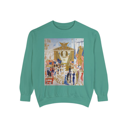 The Cathedrals of Wall Street Unisex Garment-Dyed Sweatshirt