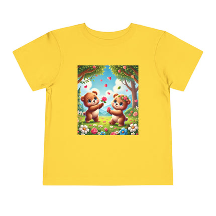 Teddy Bear Friendship Toddler Short Sleeve Tee