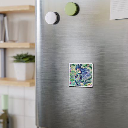 Fairy of the Koi Pond Die-Cut Magnets (5 Sizes)