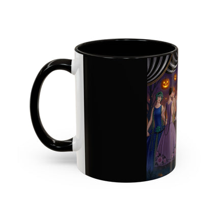 🏹🎃 Cupid's Arrow At Pumpkin Moon Manor Colorful Mug – Romantic Halloween Charm