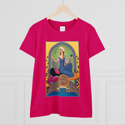 December & Tanzanite (from the Gem Series) by Sofia Chiostri Women's Midweight Cotton Tee