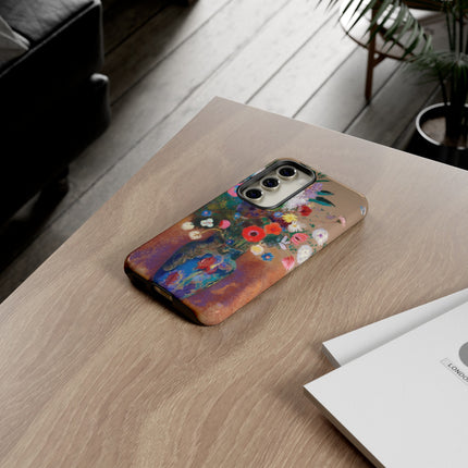 Bouquet of Flowers by Odilon Redon Phone Cases