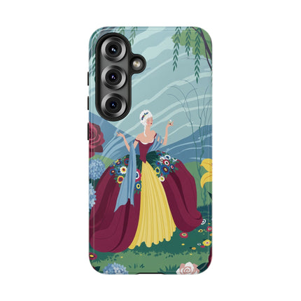🌹🌿 The Willow Garden Promenade Phone Case – Art Deco Floral Elegance