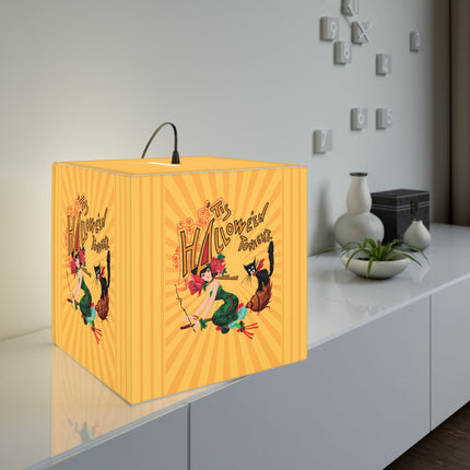 The Bewitching Ride Light Cube Lamp
