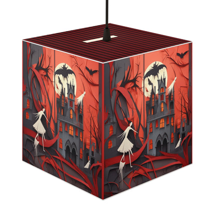 Halloween Night Scene Light Cube Lamp