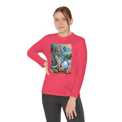 Wisdom's Guardian Youth Long Sleeve Competitor Tee – Dragon Magic & Ancient Wisdom