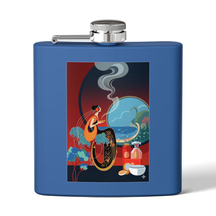Golden Day Serenade Stainless Steel Flask – Elegant Harmony & Sunlit Grace