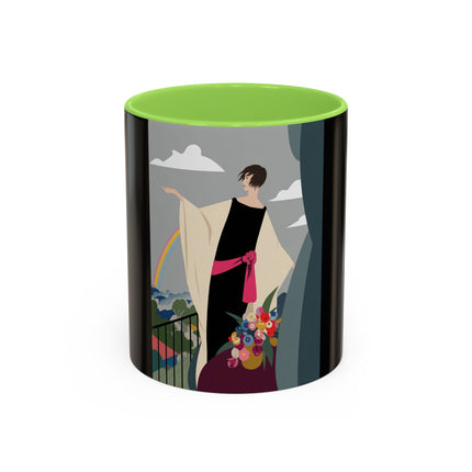 Rainbow Reverie Colorful Mugs – Elegant Renewal & Serene Beauty
