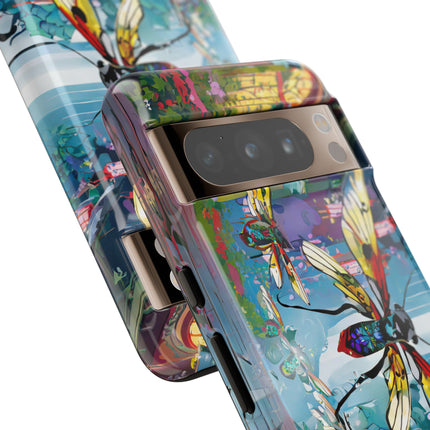 Neon Swarm Phone Cases