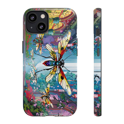 Neon Swarm Phone Cases