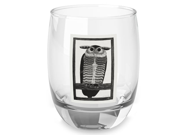 Horned Owl by Samuel Jessurun de Mesquita Whiskey Glass