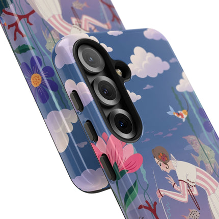 🐠🌸 The Enchanted Aquarium Garden Phone Case – Art Deco Underwater Fantasy