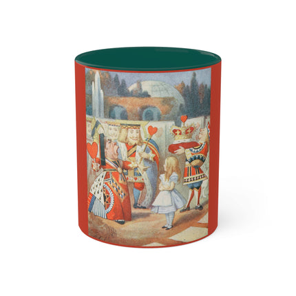 Off with her head! Off with— by Sir John Tenniel Colorful Mugs, 11oz