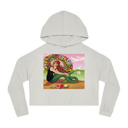 Siren Serenade Women’s Cropped Hooded Sweatshirt