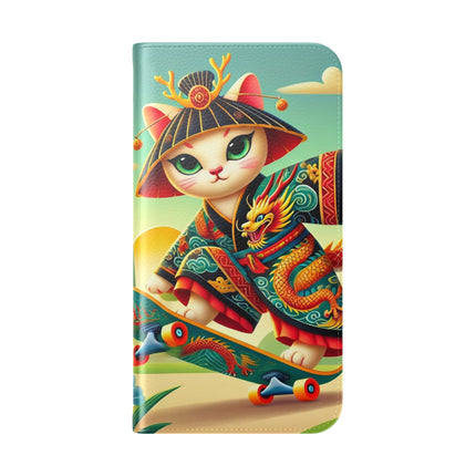 🛹🐉 Dragon Dance on Wheels Flip Case – Bold Adventure & Dynamic Grace