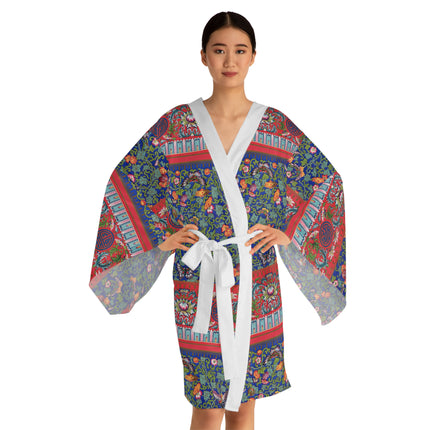 Chinese Ornament by Owen Jones Long Sleeve Kimono Robe (AOP)