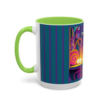 Dance of the Skeleton Ballerinas Colorful Mugs (11oz, 15oz)