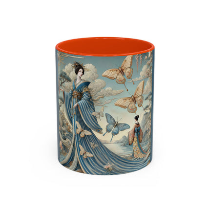 Butterfly Empress Colorful Mug – Graceful Butterflies & Timeless Elegance
