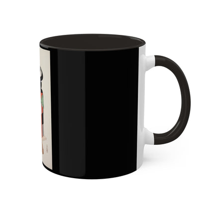 Illustrations of Japanese Toys Pl.020 by Kawasaki Kyosen Colorful Mugs, 11oz