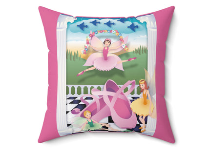 Graceful Enchantment Spun Polyester Square Pillow