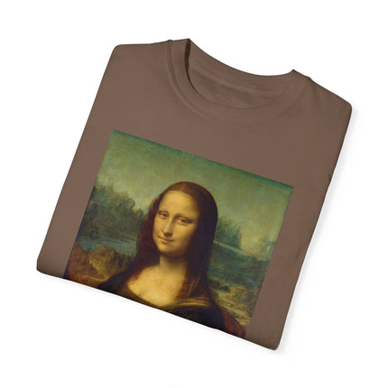Mona Lisa by Leonardo da Vinci Unisex Garment-Dyed T-shirt