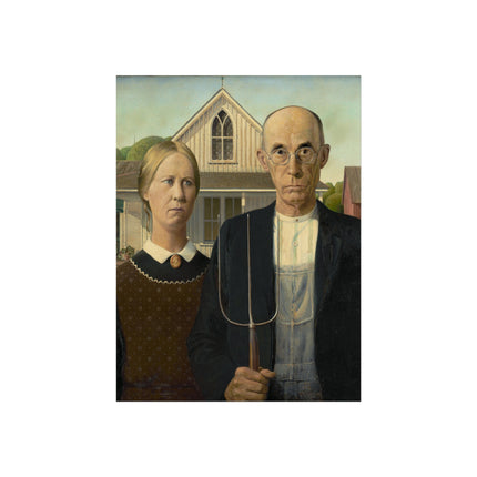 American Gothic by Grant Wood Fine Art Posters