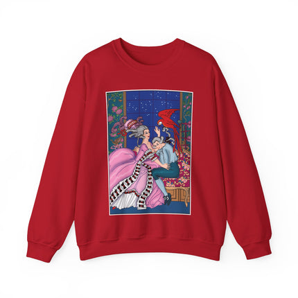 The Jealous Parrot by George Barbier Heavy Blend™ Crewneck Sweatshirt