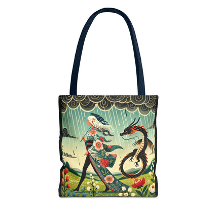The Dragon Fairy’s Stride Tote Bag – Grace, Strength & Mythic Adventure