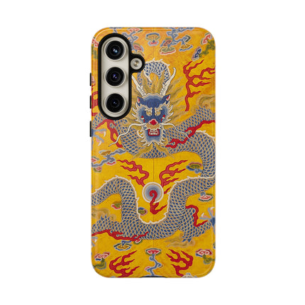 Majestic Dragon Regalia – Imperial 12-Symbol Robe Phone Cases
