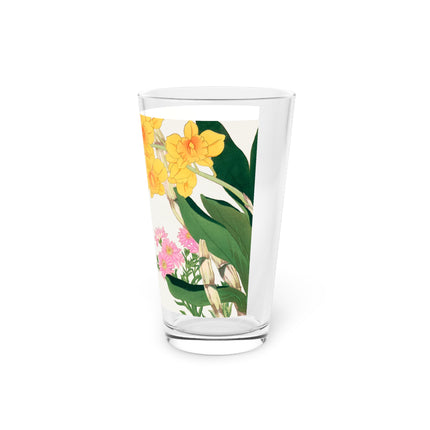 Golden Bow Orchid by Tanigami Kônan Glass, 16oz