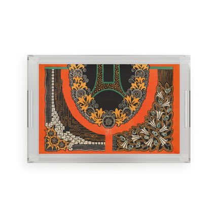 La décoration moderne dans le textile Pl. 6 by Gaston Charlet Acrylic Serving Tray