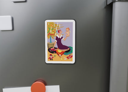 Art Deco Christmas Die-Cut Magnets (5 Sizes)