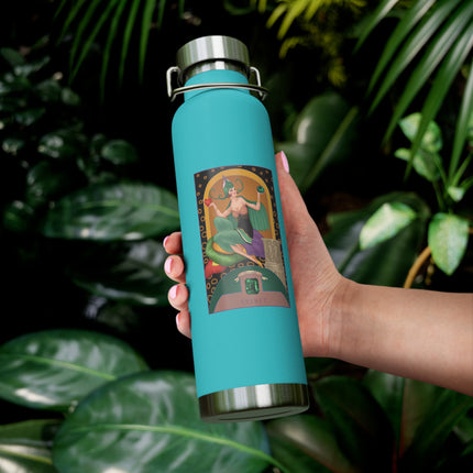 May & Emerald (from the Gem Series) by Sofia Chiostri Copper Vacuum Insulated Bottle, 22oz