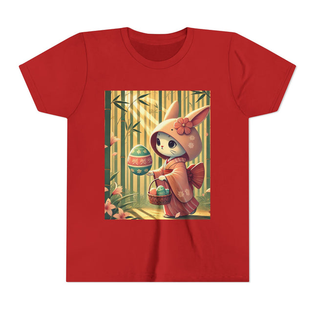 Geisha Kitten’s Easter Stroll Youth Short Sleeve Tee