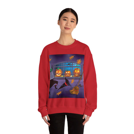Whimsical Halloween Mischief Unisex Heavy Blend™ Crewneck Sweatshirt