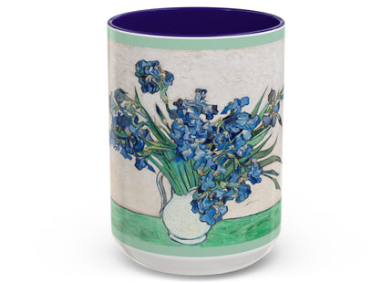 Irises by Vincent Van Gogh Colorful Mugs (11oz, 15oz)