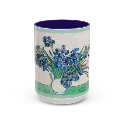 Irises by Vincent Van Gogh Colorful Mugs (11oz, 15oz)