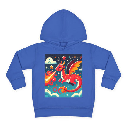 Starry Sky Dragon Toddler Pullover Fleece Hoodie