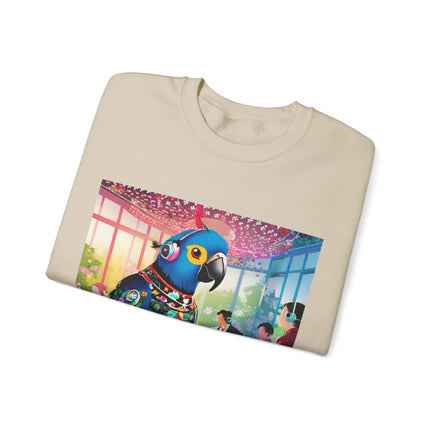 Parrot DJ Unisex Heavy Blend™ Crewneck Sweatshirt