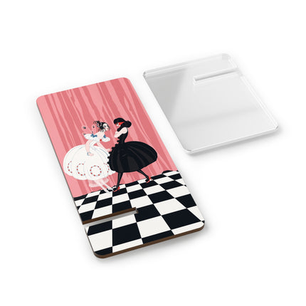 🎭🖤 The Whispered Secret Mobile Display Stand – Art Deco Fashion Intrigue