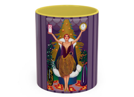 Countdown to Christmas Elegance Colorful Mugs (11oz, 15oz)