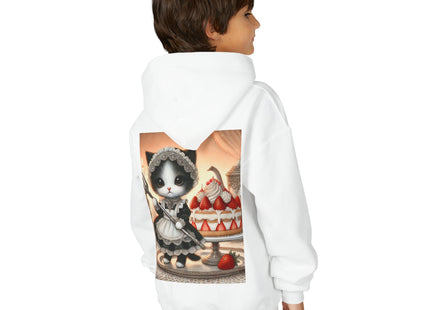 Patisserie Kitten Youth Heavy Blend Hooded Sweatshirt