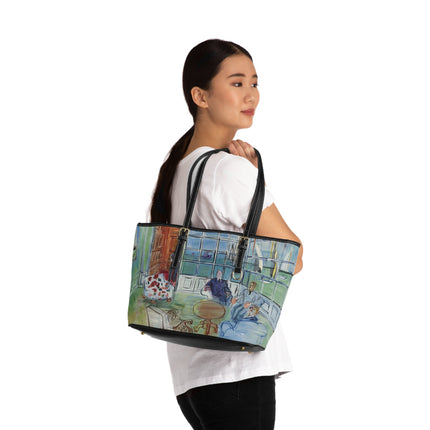 James Duncan by Raoul Dufy PU Leather Shoulder Bag