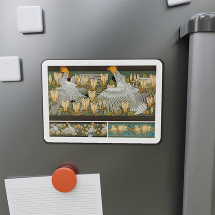 Cockatoos and Magnolia by Maurice Pillard Verneuil Die-Cut Magnets (5 Sizes)