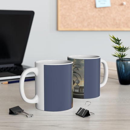 Pineapple Plant by David von Cöln Ceramic Mug 11oz
