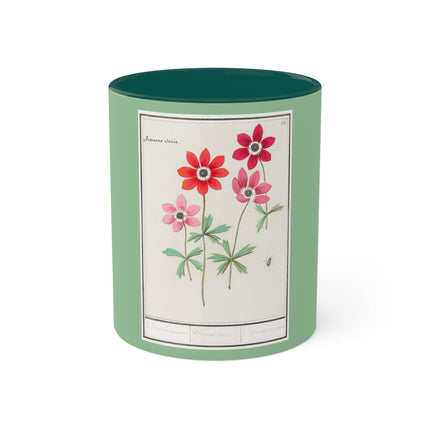 Anemoon, Anemone by Anselmus Boëtius de Boodt Colorful Mugs, 11oz