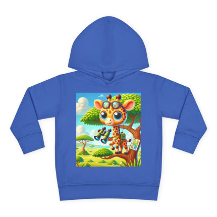 Giraffe Lookout Toddler Pullover Fleece Hoodie