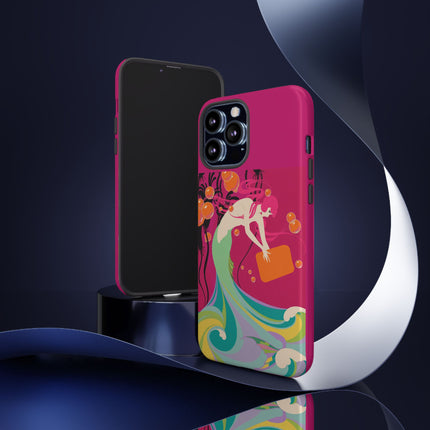Mermaid Dive Phone Case – Vibrant Waves & Playful Elegance