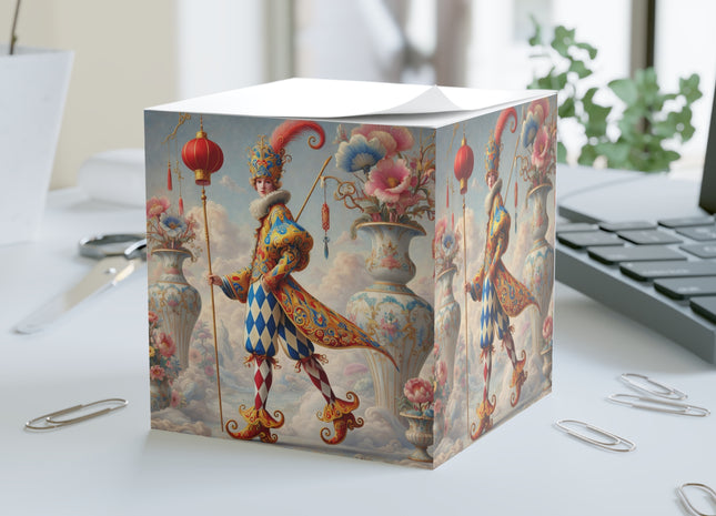 The Ornamental Jester Note Cube